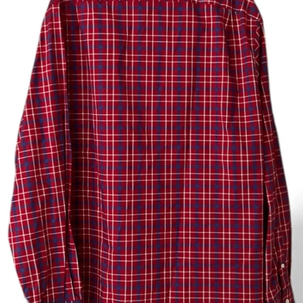 Nautica Men's Red and Blue Plaid Button Down Shirts/NWT/XXL